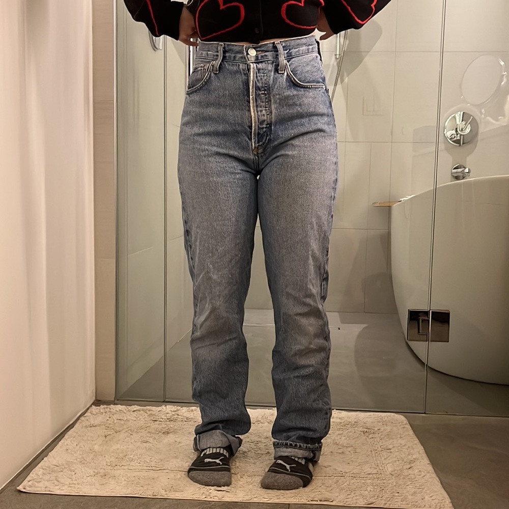 Agolde 90s high rise straight leg jeans